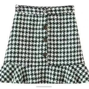 Goodnight Macaroon tweed mini skirt